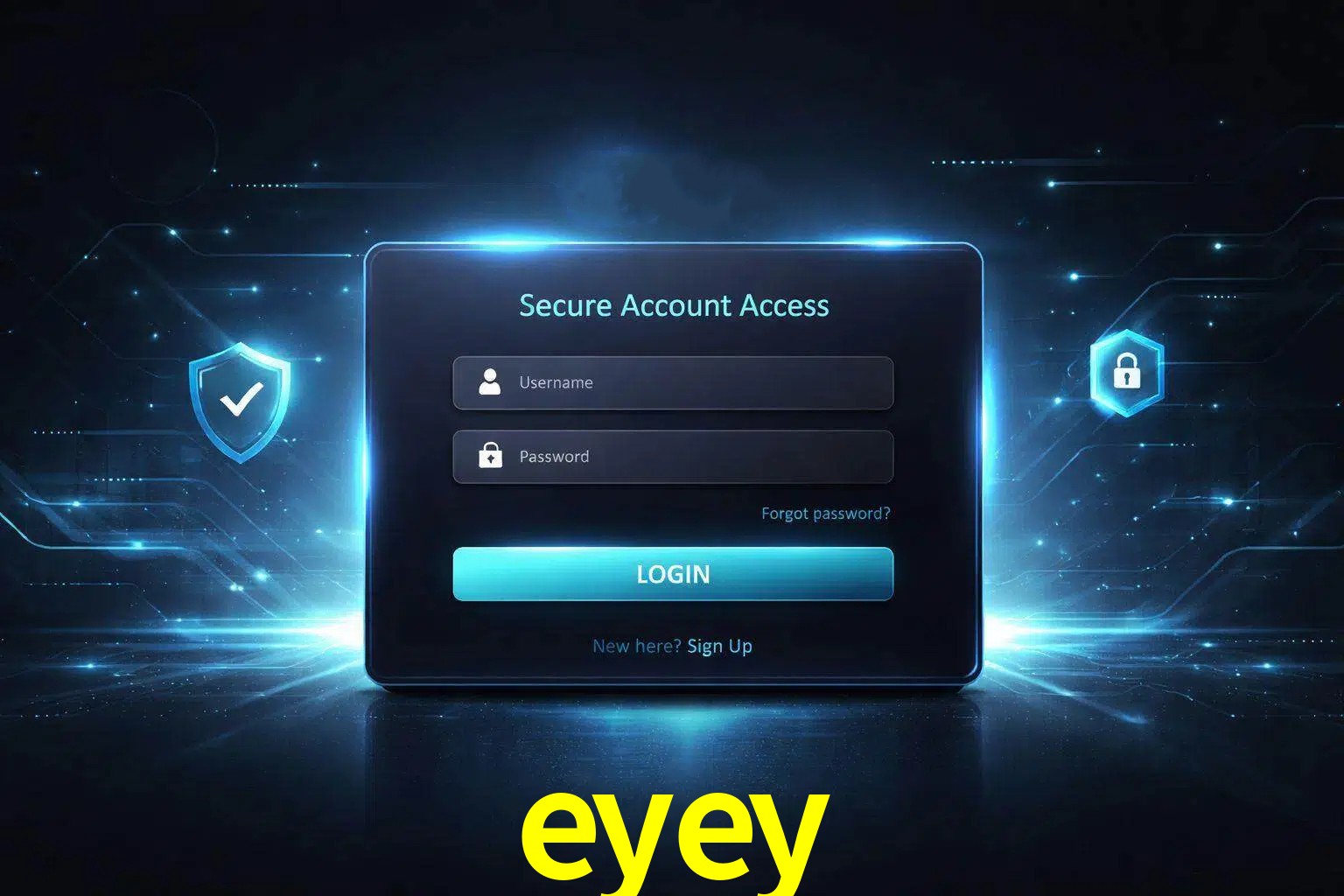 Pantalla de inicio de sesión de cuenta eyey para usuarios en México